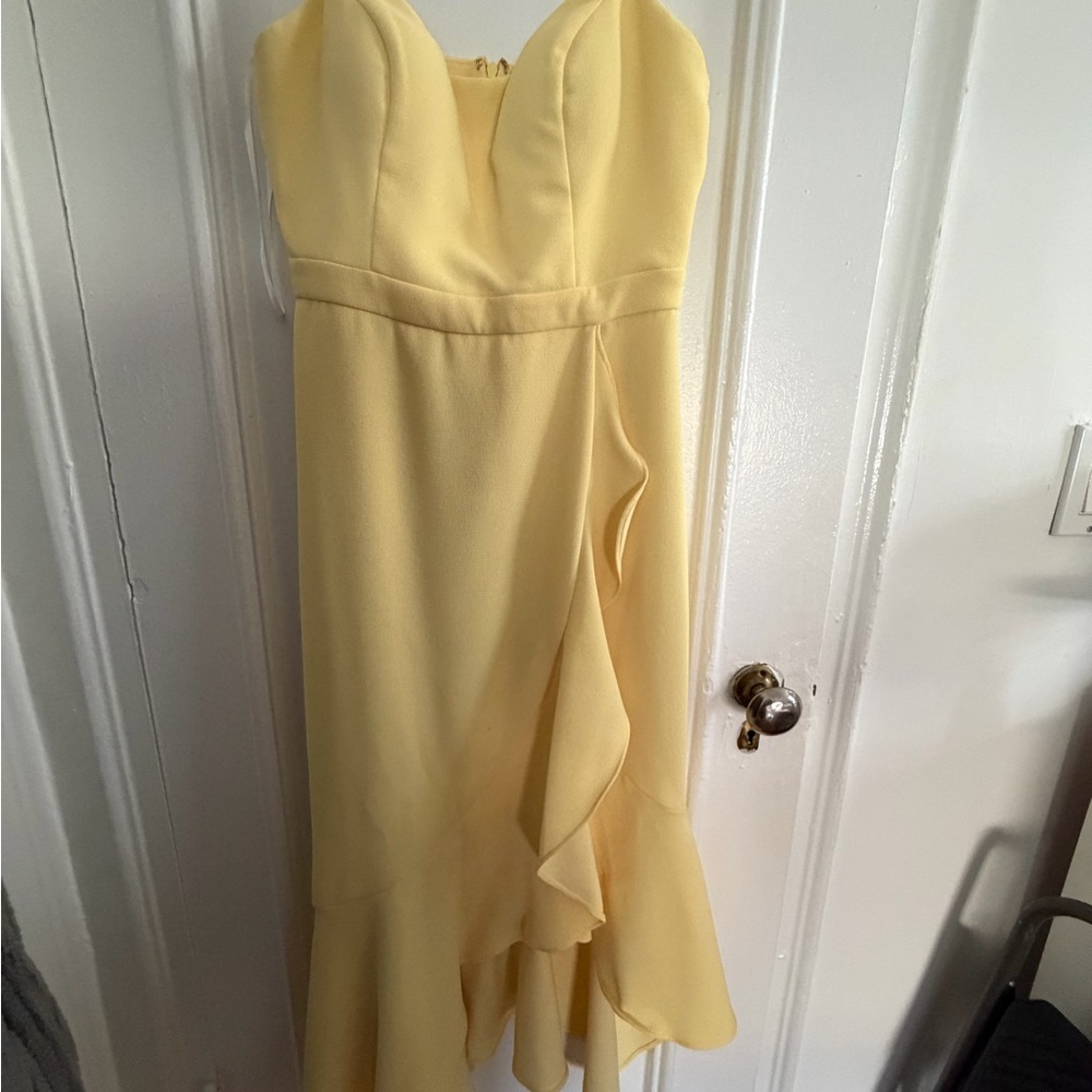 Aqua Yellow Dress